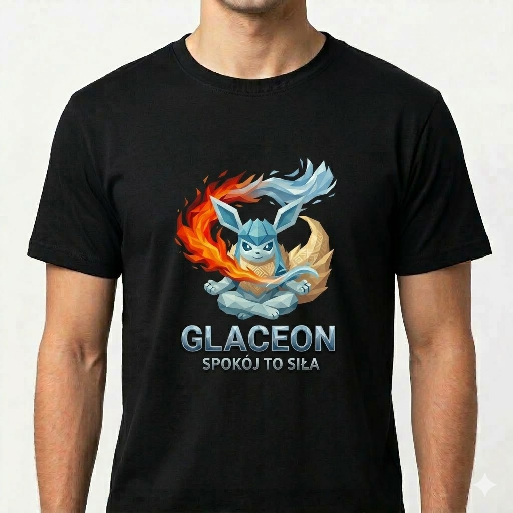 kolekcja eeve glaceon koszulka serce kolekcja eeve glaceon koszulka serce
