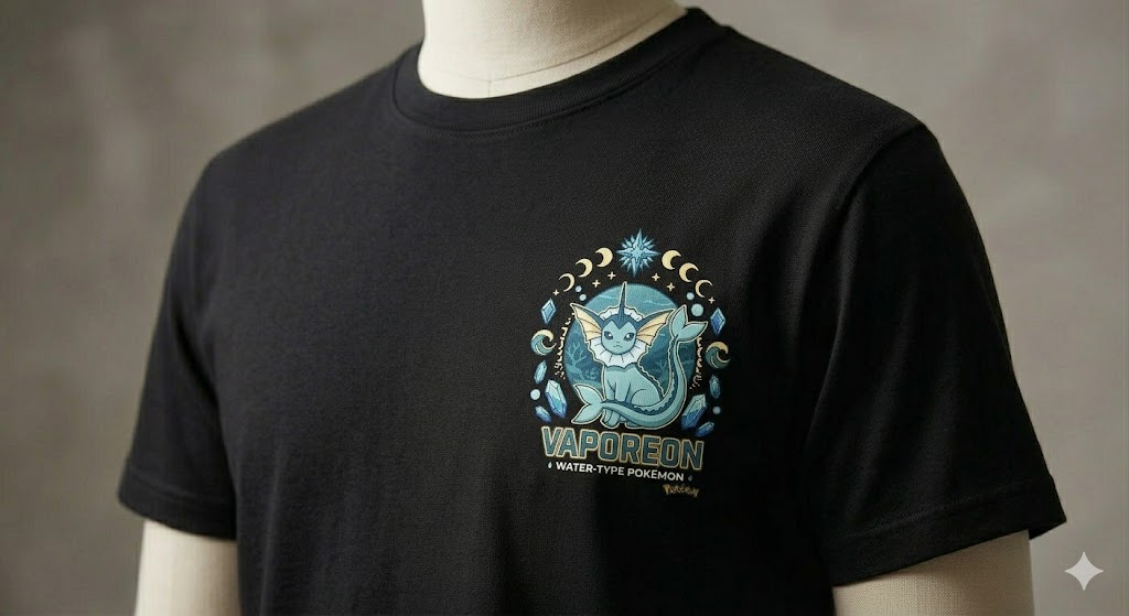 kolekcja eeve vaporeon koszulka serce kolekcja eeve vaporeon koszulka serce